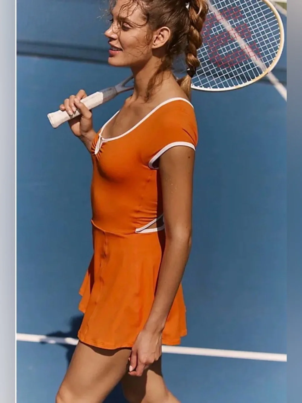 FP Movement Pipe Dream UV Protection Shortsie in Halftime Orange Size S NWT